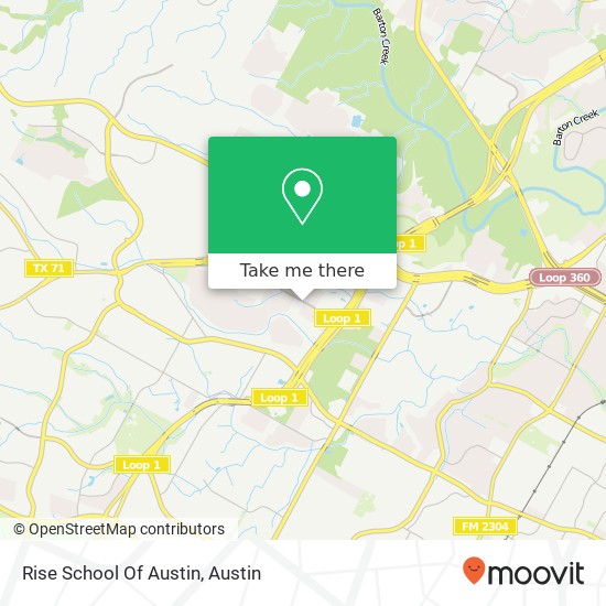 Mapa de Rise School Of Austin