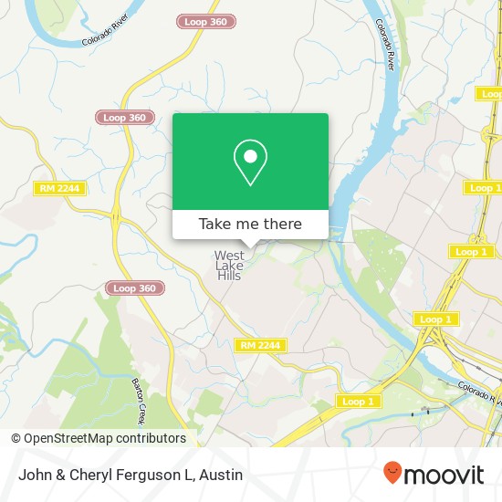 Mapa de John & Cheryl Ferguson L