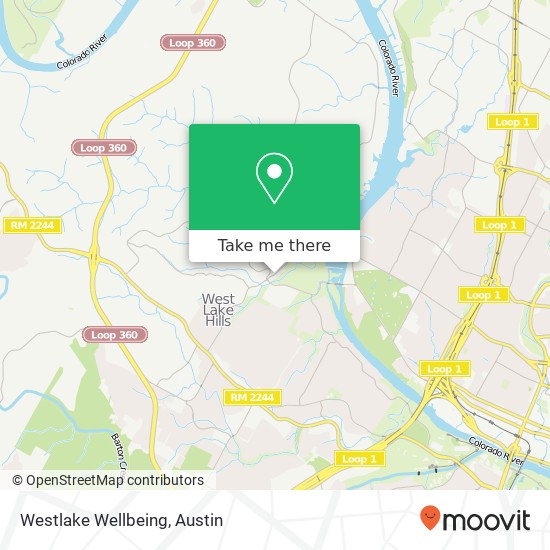Westlake Wellbeing map