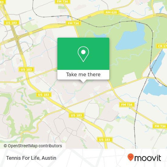 Tennis For Life map