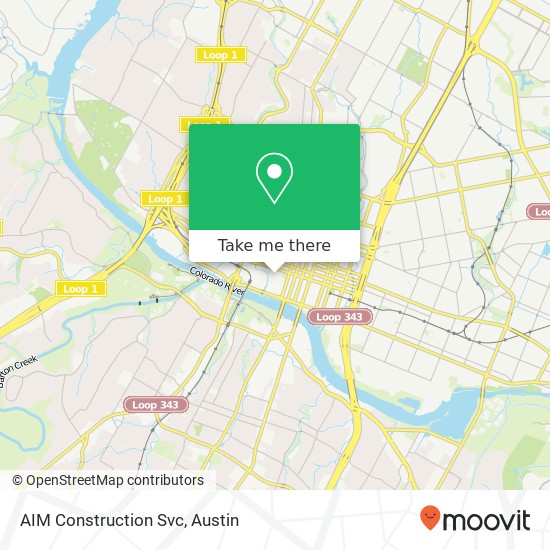 AIM Construction Svc map