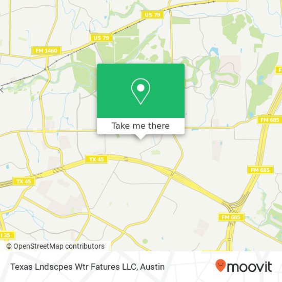 Texas Lndscpes Wtr Fatures LLC map