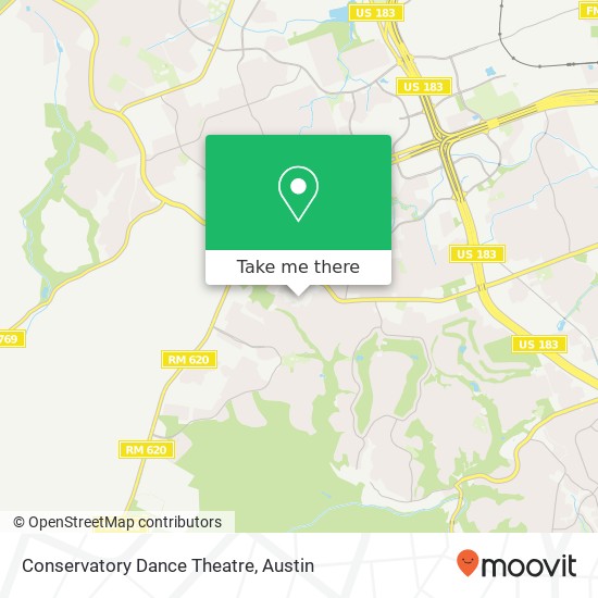 Mapa de Conservatory Dance Theatre