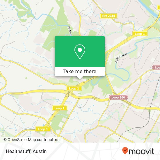 Mapa de Healthstuff