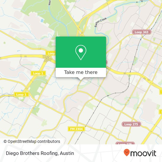 Diego Brothers Roofing map