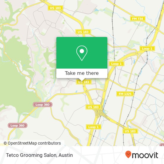 Mapa de Tetco Grooming Salon