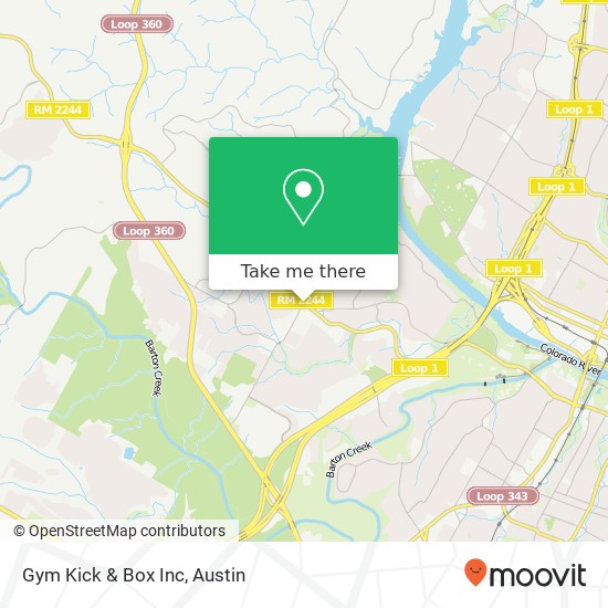 Gym Kick & Box Inc map