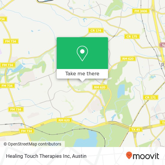 Mapa de Healing Touch Therapies Inc
