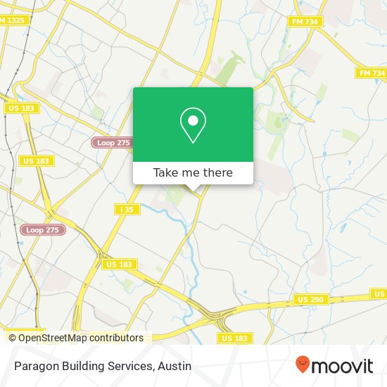 Paragon Building Services map