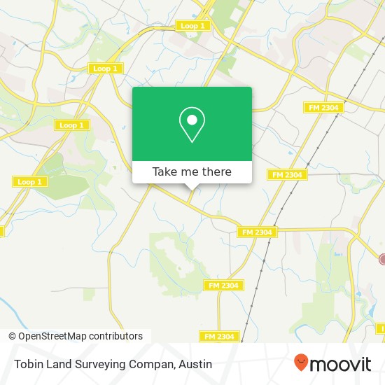 Tobin Land Surveying Compan map