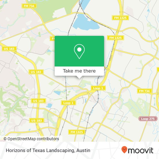 Mapa de Horizons of Texas Landscaping