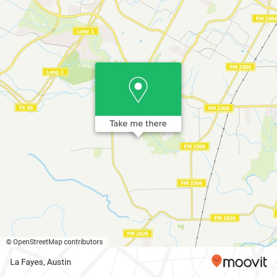 La Fayes map