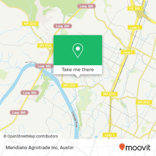 Meridiano Agrotrade Inc map