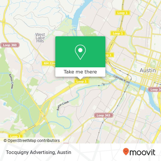 Tocquigny Advertising map