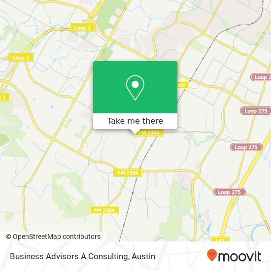 Business Advisors A Consulting map