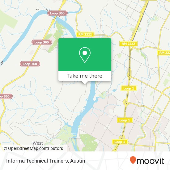 Informa Technical Trainers map