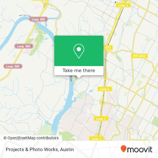 Projects & Photo Works map