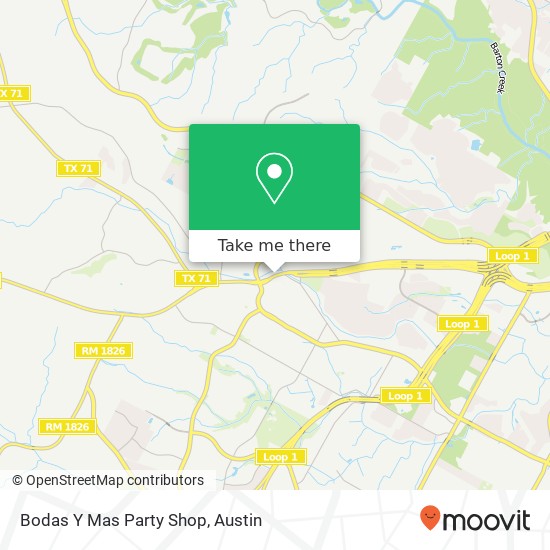 Mapa de Bodas Y Mas Party Shop