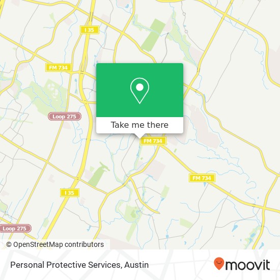 Personal Protective Services map