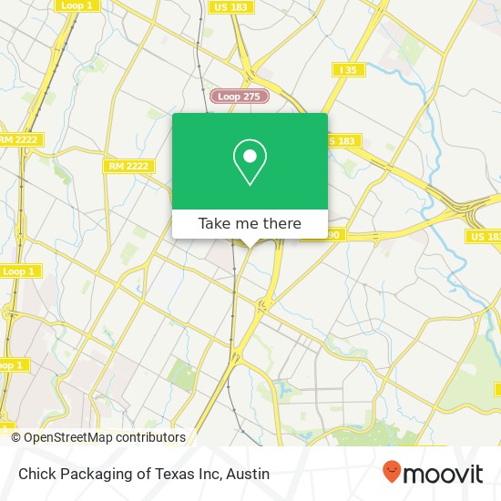Chick Packaging of Texas Inc map