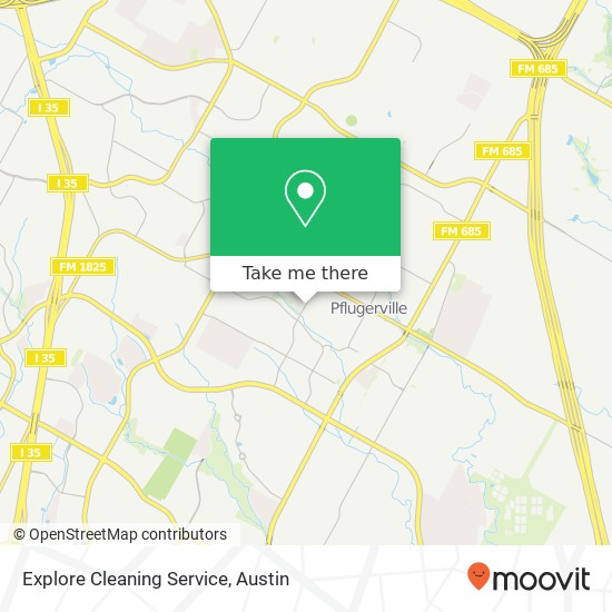 Mapa de Explore Cleaning Service