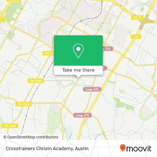 Mapa de Crosstrainers Christn Academy