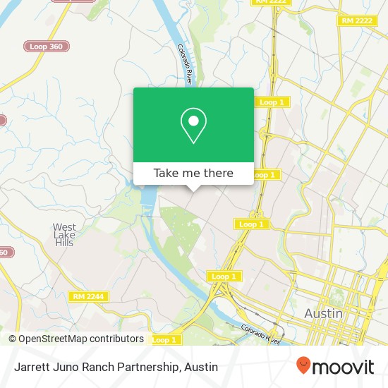 Mapa de Jarrett Juno Ranch Partnership