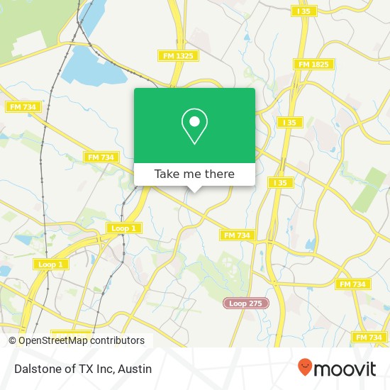 Mapa de Dalstone of TX Inc