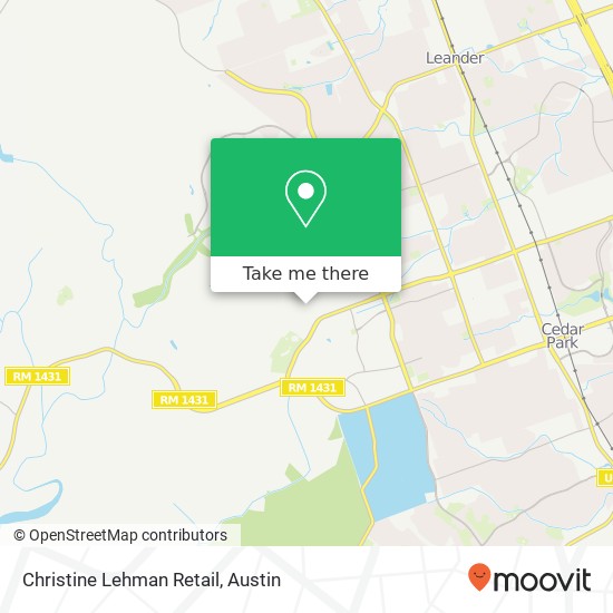 Christine Lehman Retail map