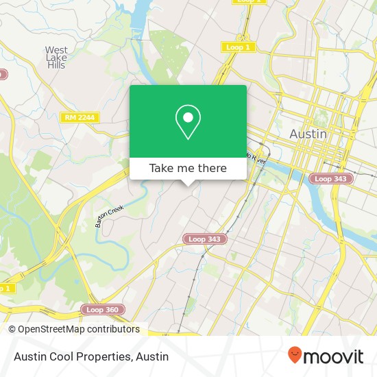 Austin Cool Properties map