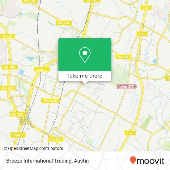 Mapa de Breeze International Trading