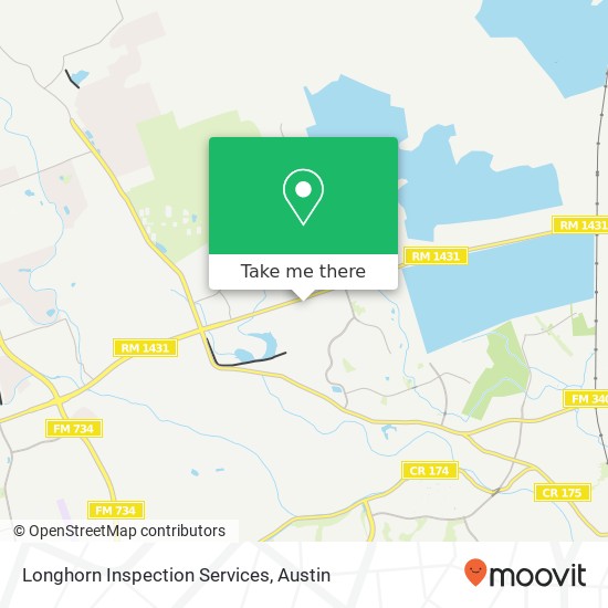 Mapa de Longhorn Inspection Services