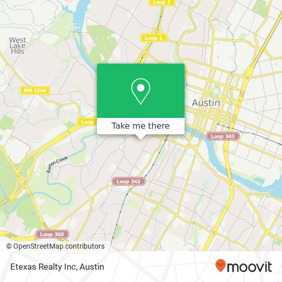 Etexas Realty Inc map