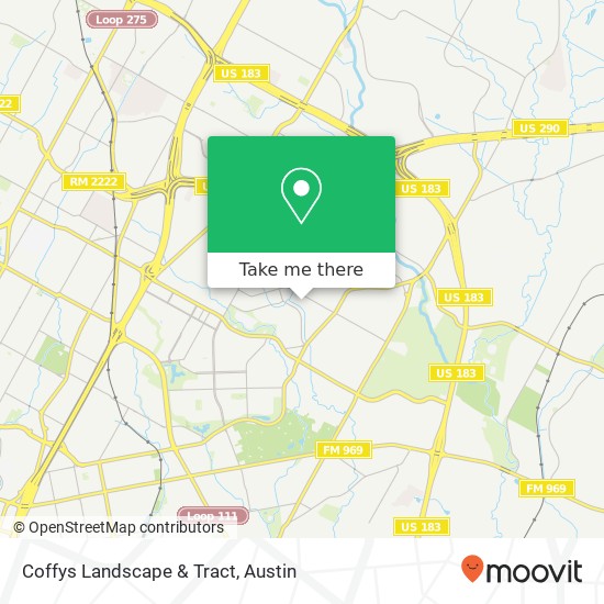 Coffys Landscape & Tract map