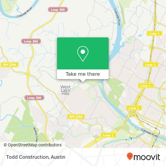 Mapa de Todd Construction