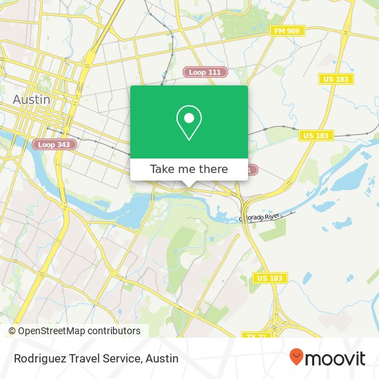 Mapa de Rodriguez Travel Service