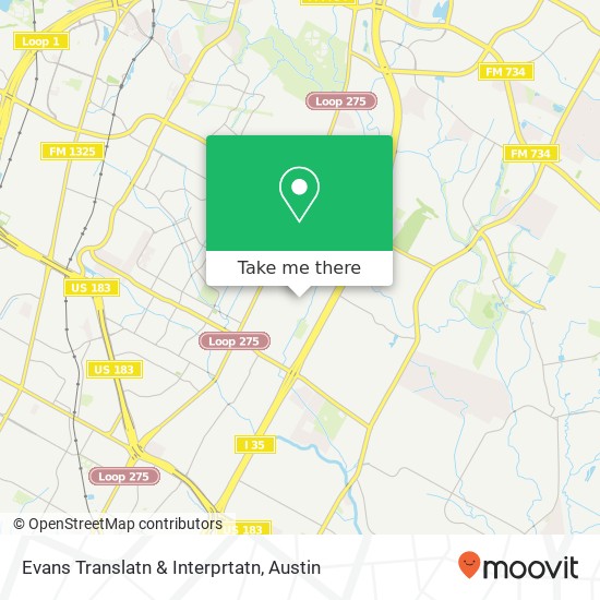 Mapa de Evans Translatn & Interprtatn