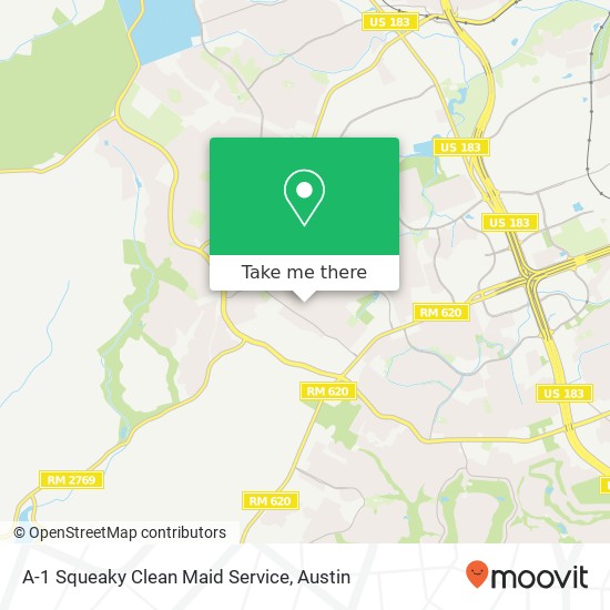 A-1 Squeaky Clean Maid Service map