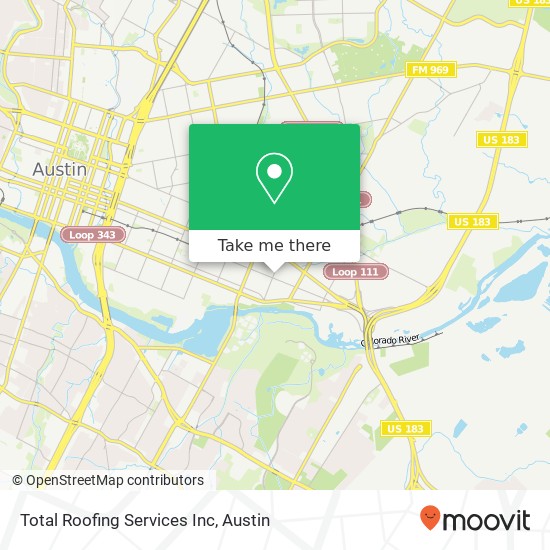 Total Roofing Services Inc map