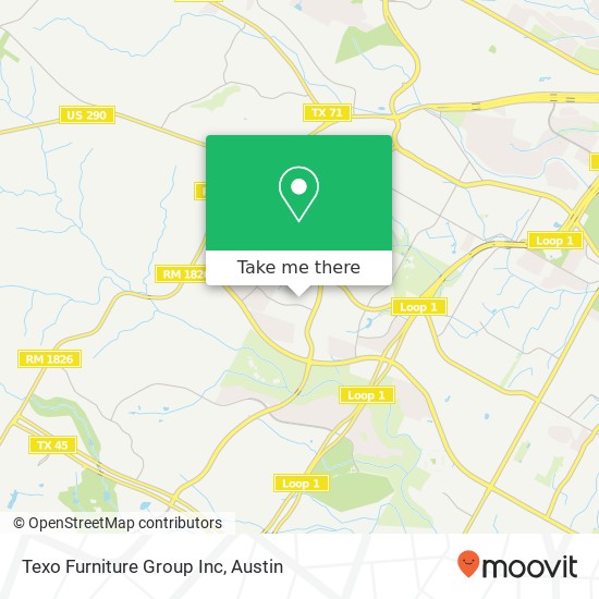 Mapa de Texo Furniture Group Inc