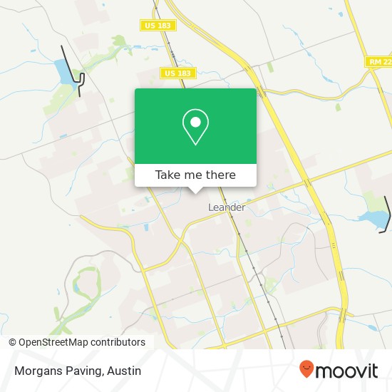 Morgans Paving map