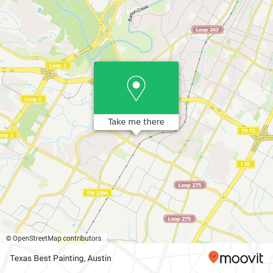 Texas Best Painting map