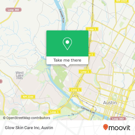 Mapa de Glow Skin Care Inc