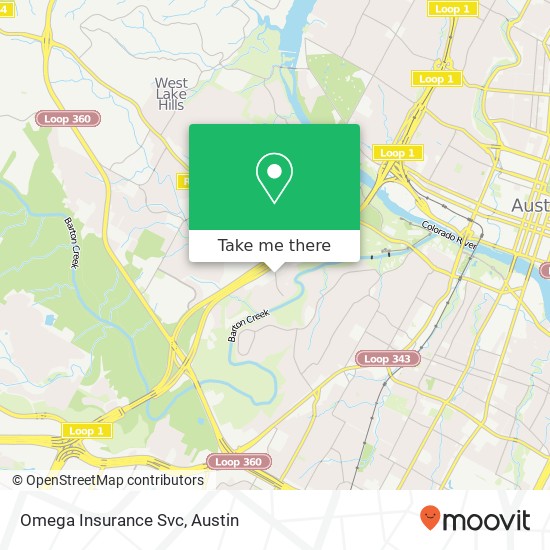 Mapa de Omega Insurance Svc