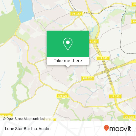 Mapa de Lone Star Bar Inc