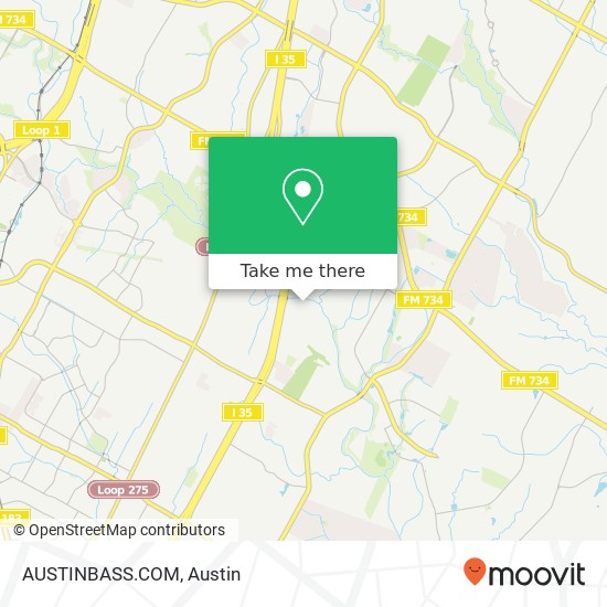 AUSTINBASS.COM map