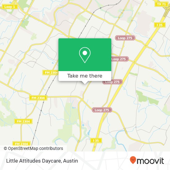 Mapa de Little Attitudes Daycare