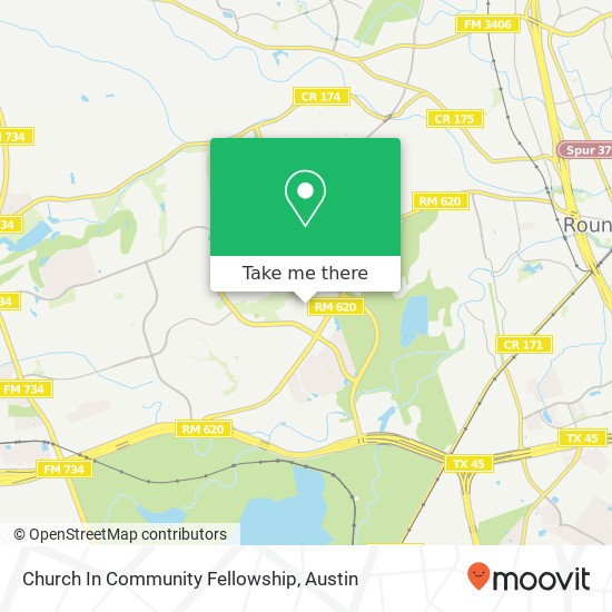 Church In Community Fellowship map