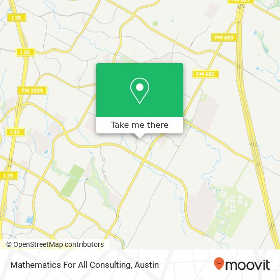 Mathematics For All Consulting map