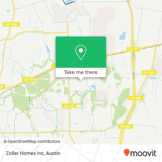 Zoller Homes Inc map